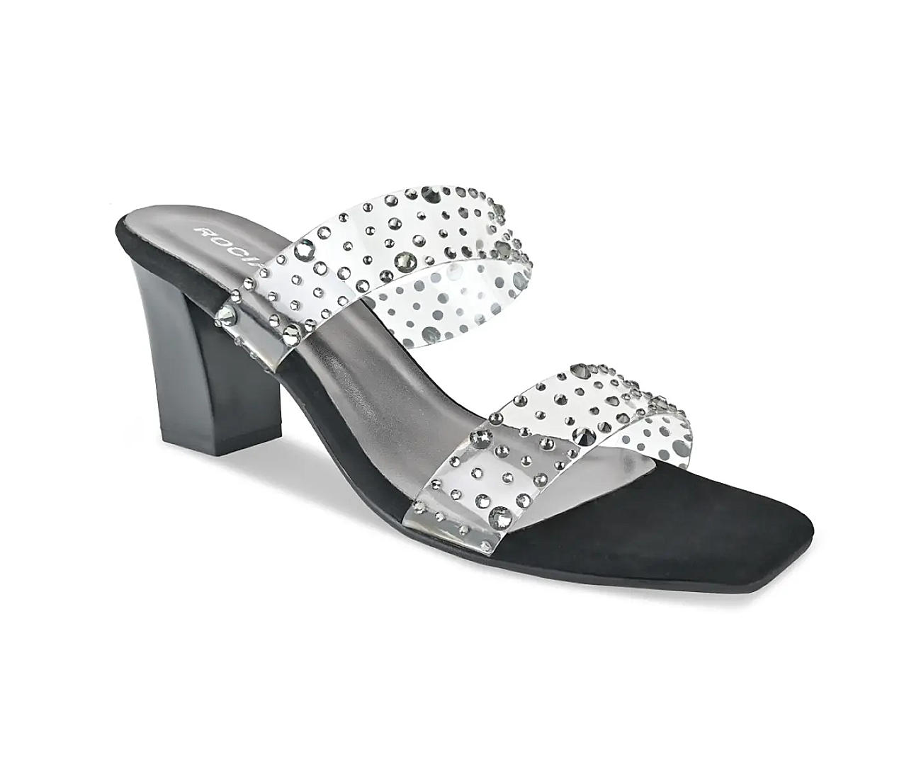 Studded block heel discount sandal