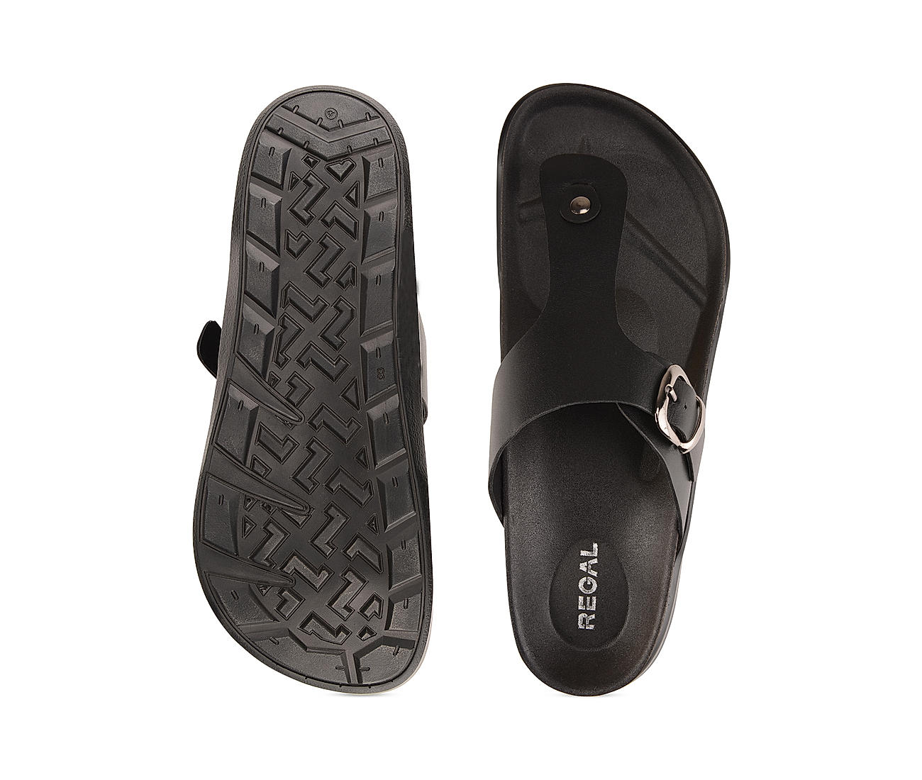 Mens black discount reef flip flops