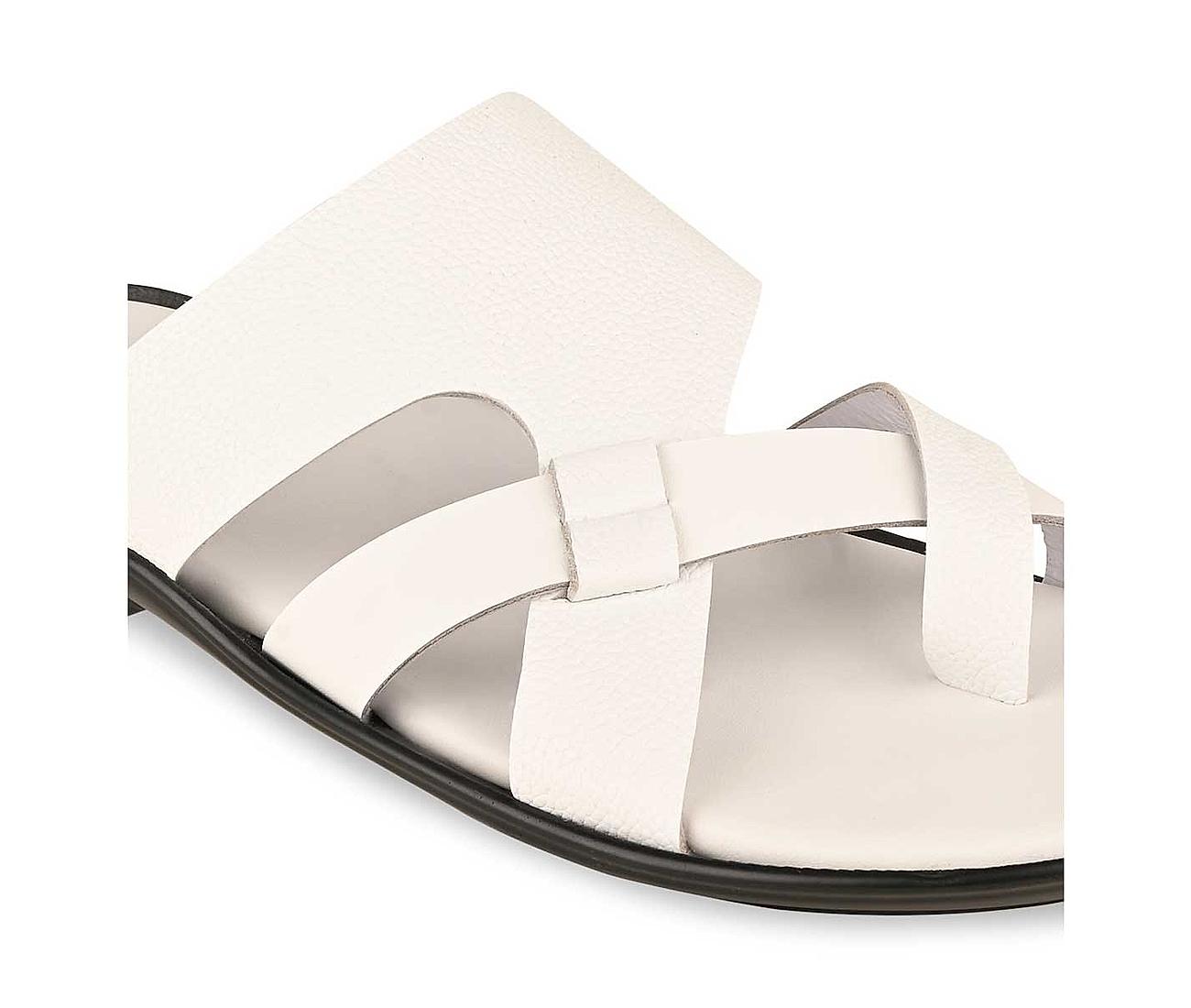 Men's white sandals closed toe new arrivals