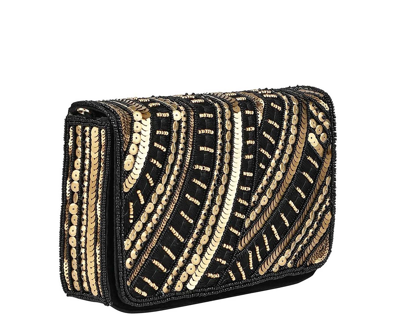 Buy Bagsy Malone Tan Embellished Sling Bag at Best Price @ Tata CLiQ