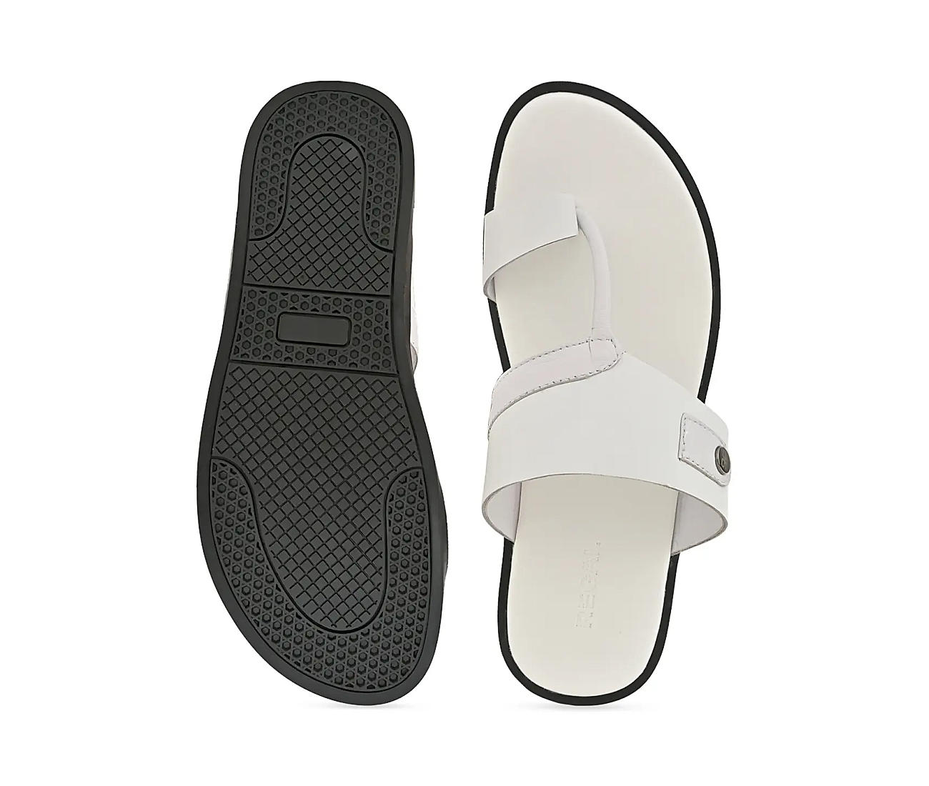 White outlet male sandals