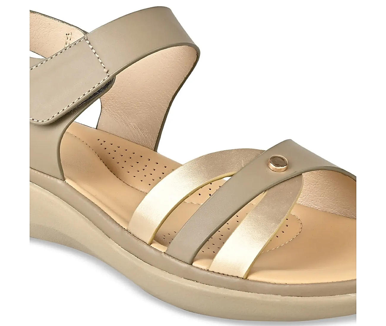 Khaki best sale sandals womens