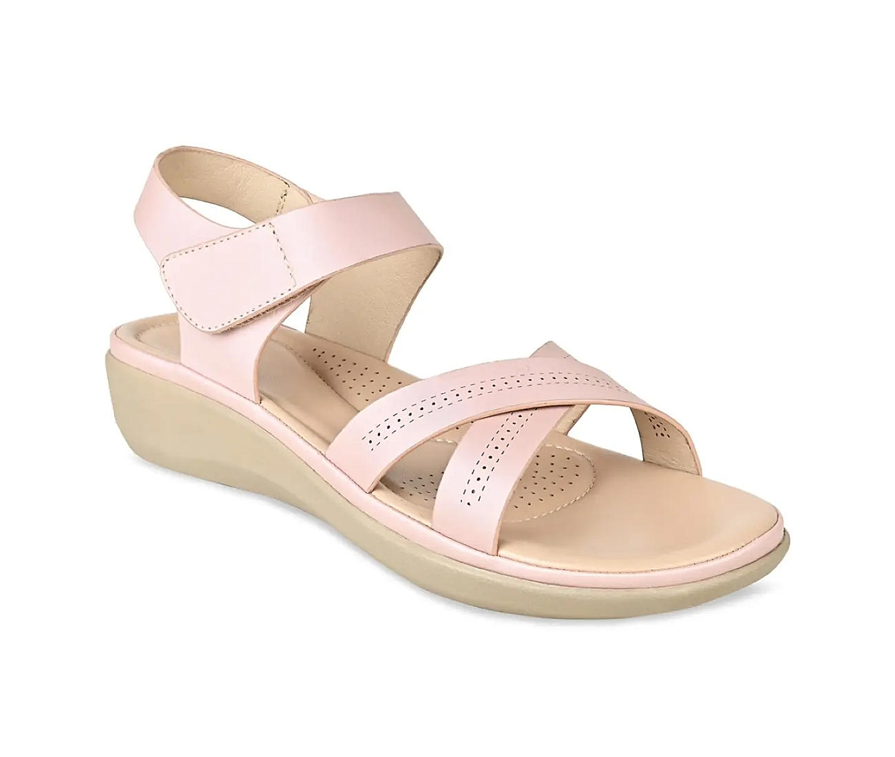 Buy Rocia Pink Women Comfort Flat Sandals Online at Regal Shoes