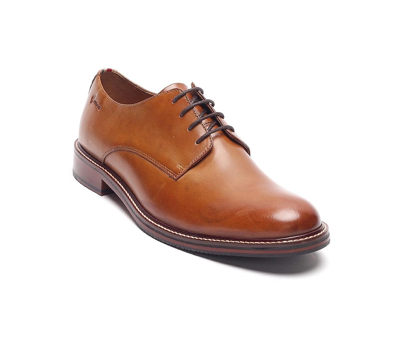 Buy Gabicci Tan Men Arista Plain Derby Formal Lace Up Leather Shoes ...