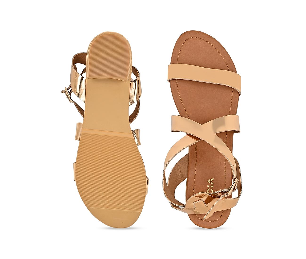 Funtasma Womens Gladiator Sandals Gold Shoes 3 12 Inch Heel India | Ubuy
