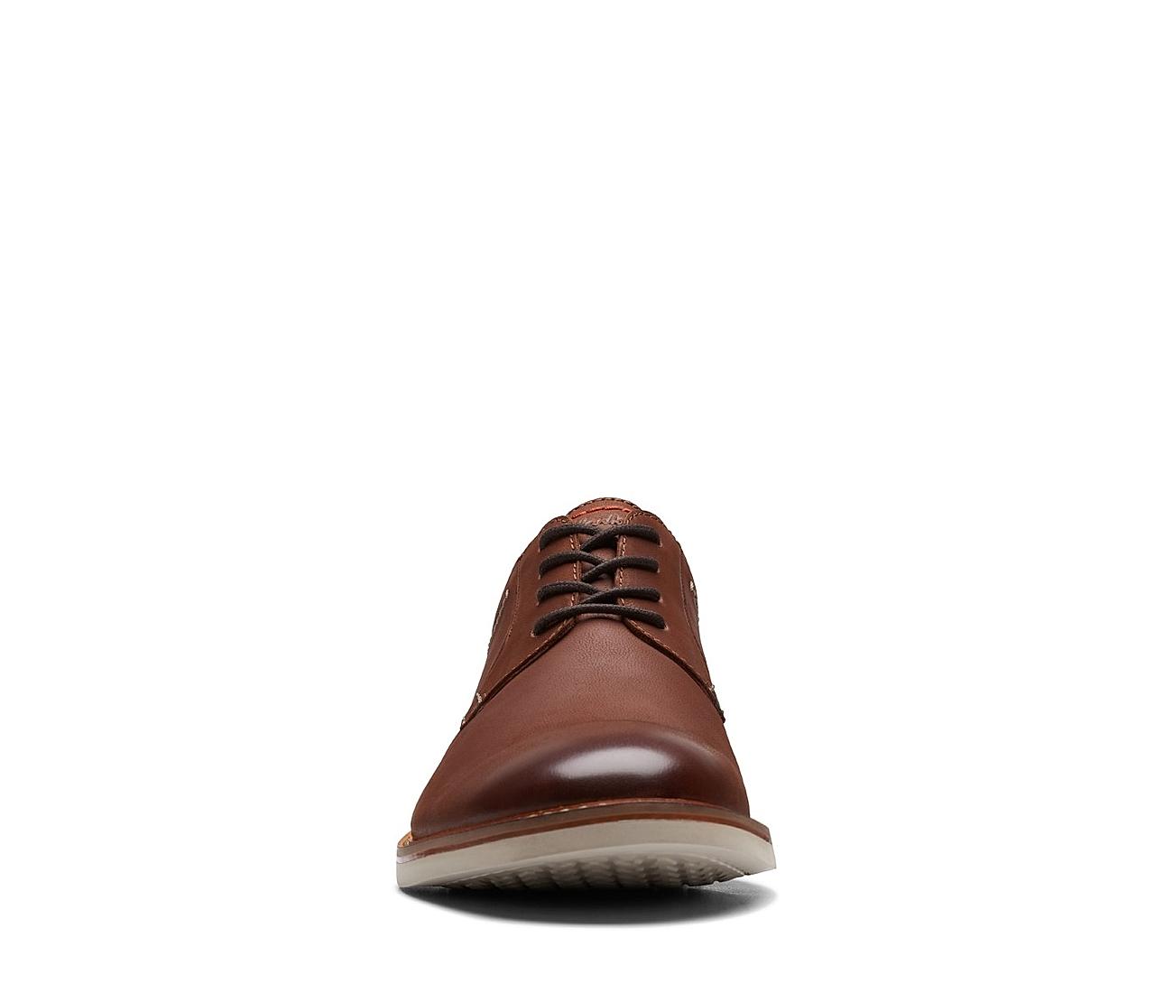 Clarks atticus clearance lace tan leather