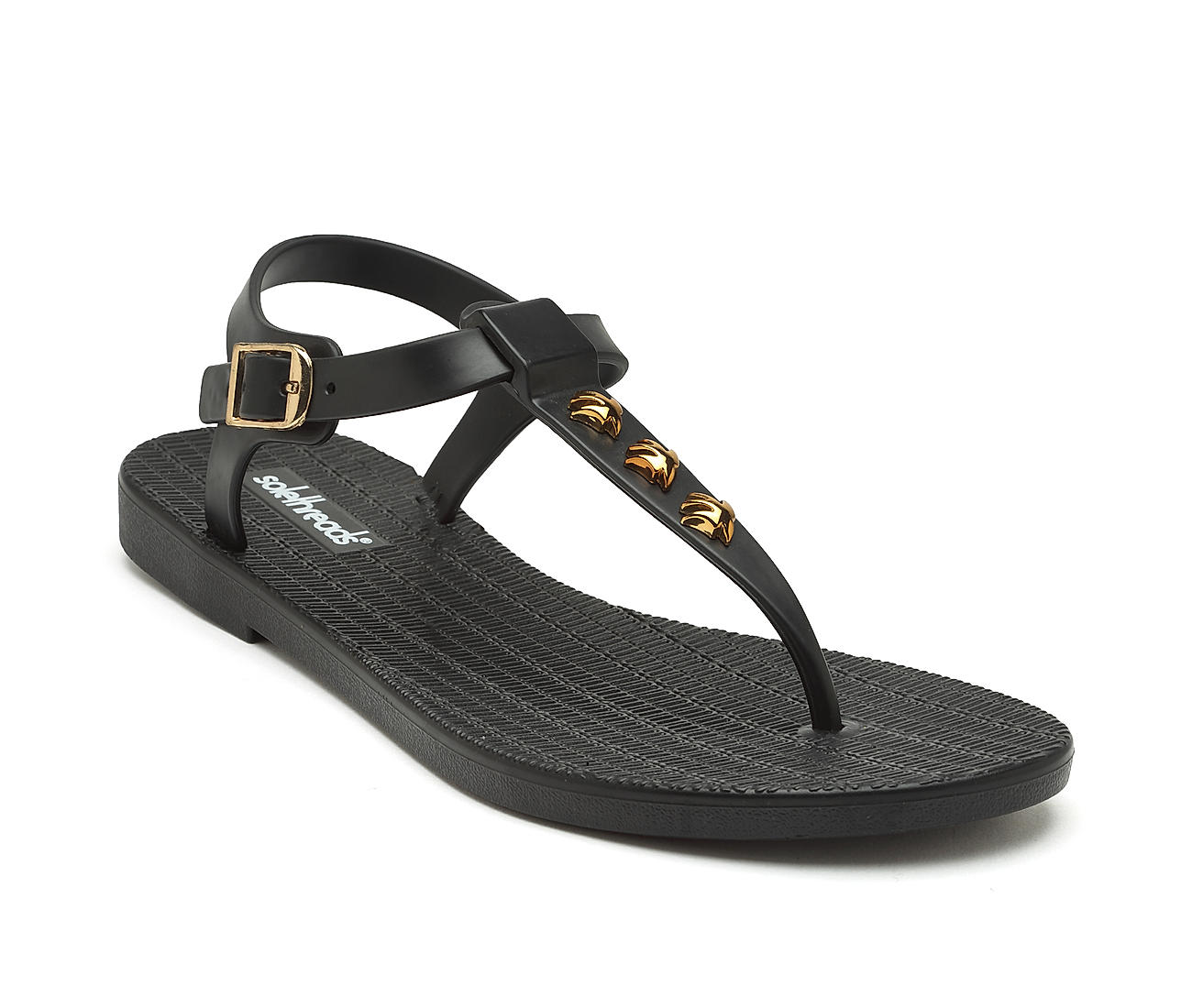 Buy Sole Threads Women's Black Summer Sandals Online at Regal Shoes