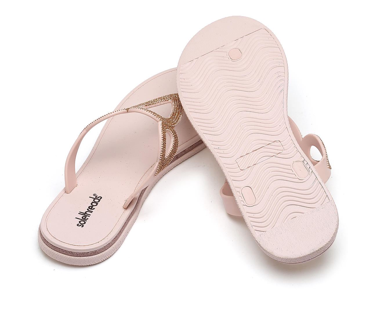 Fashion Summer Crystal Sandals Bling-Bling Diamond Flat Slippers Women's  Crystal Beach Slippers Women's Flip Flops Plus Size | Wish
