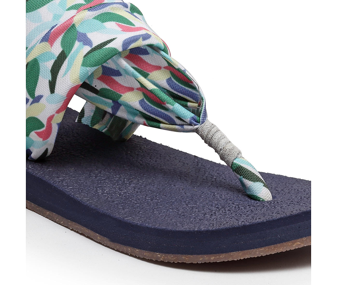 Sanuk Turquoise Tie Dye Yogamat Sling Sandal Shoes Womens 7