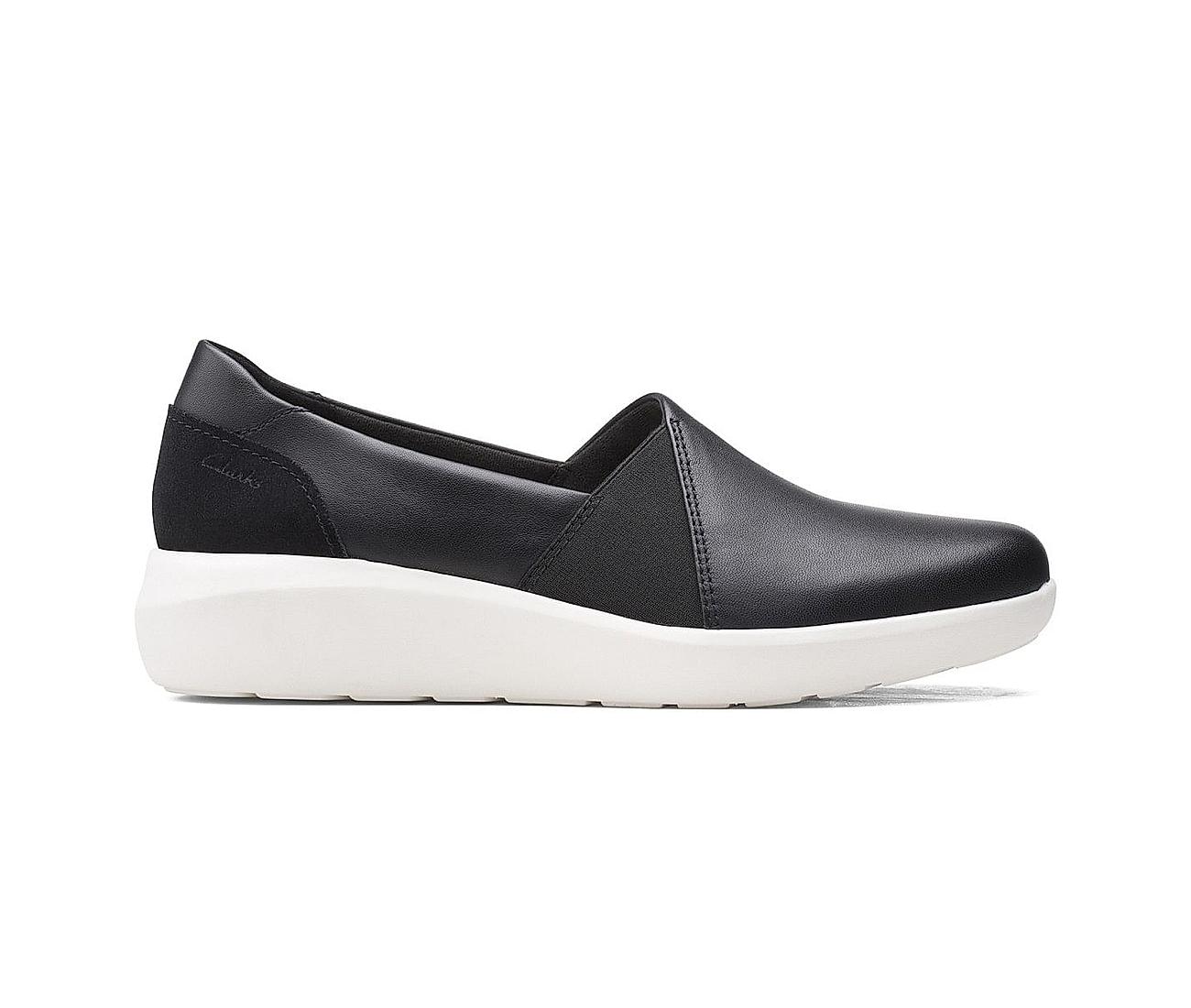 black plimsolls clarks