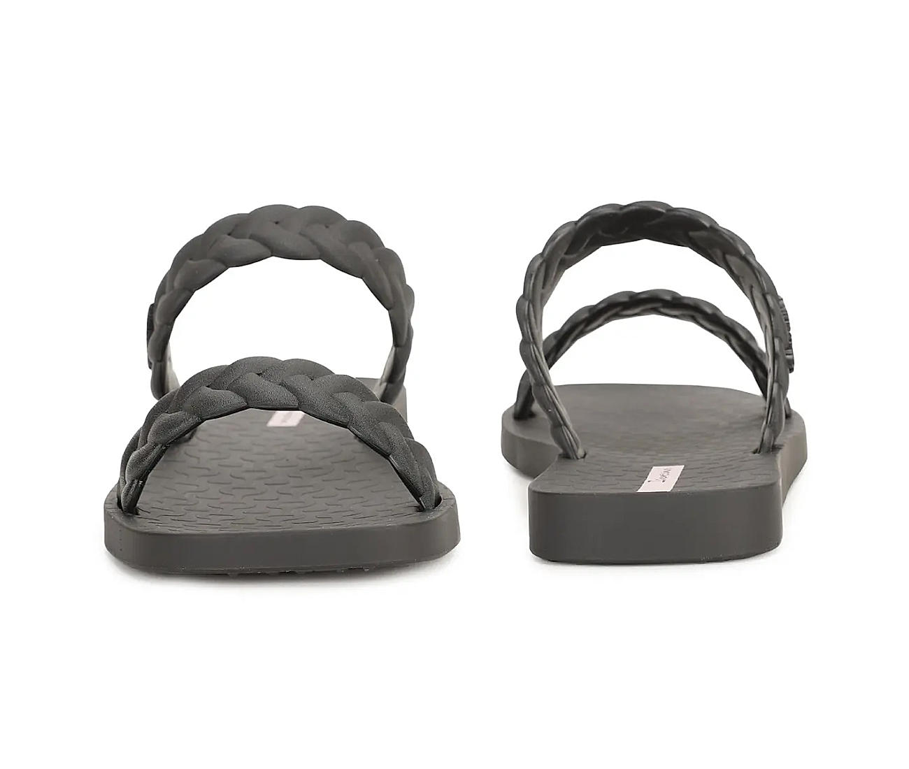 Buy ALMOST HERE BLACK THONG STRAP FLAT SANDALS for Women Online in India