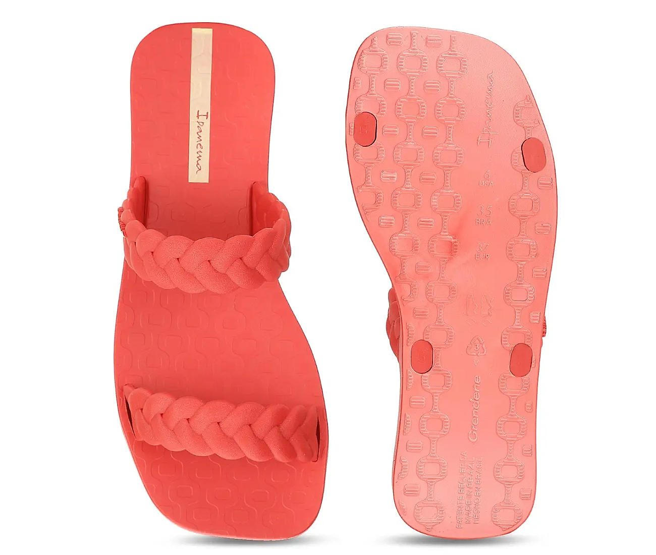 Flip flops online red