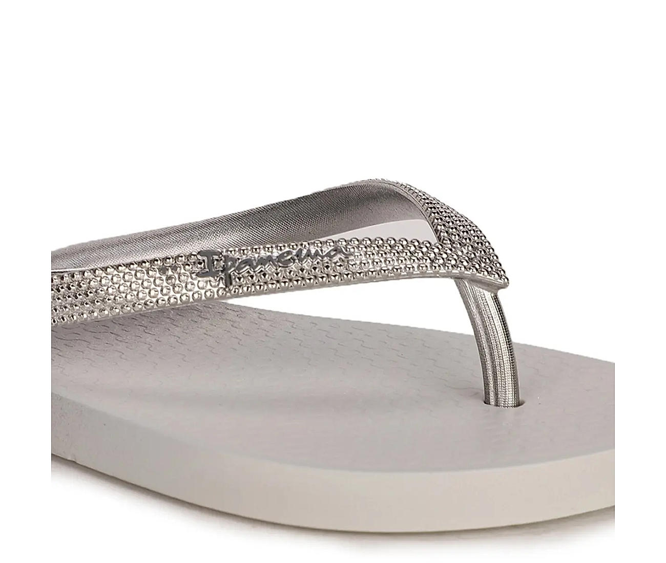 Ipanema silver flip on sale flops