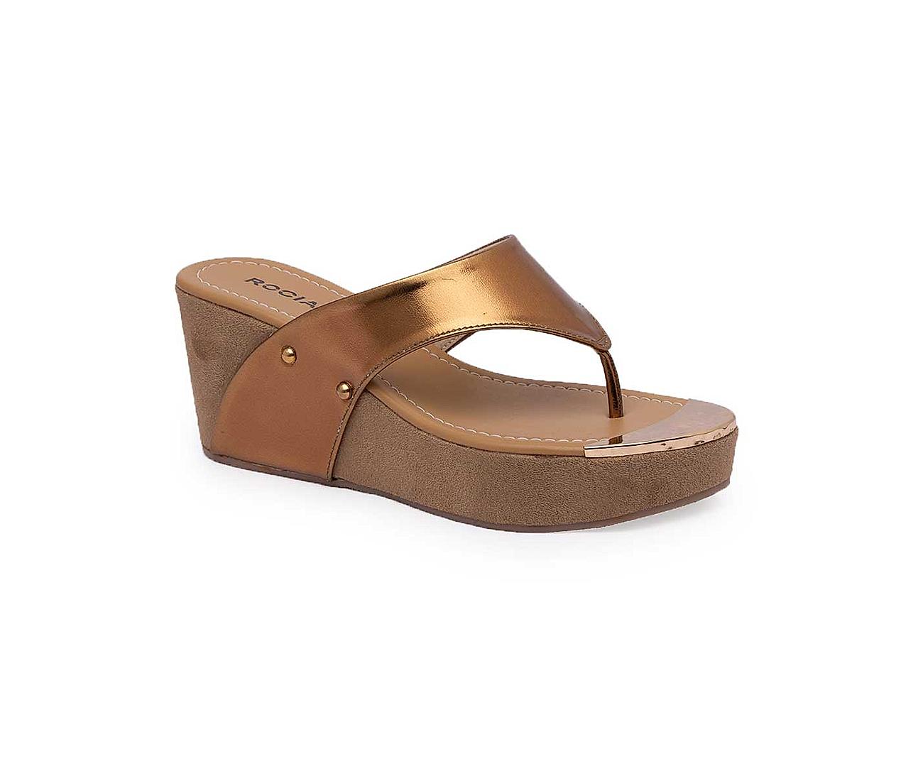 Tan LeatherLook Espadrille Trim Wedge Heel Sandals  New Look