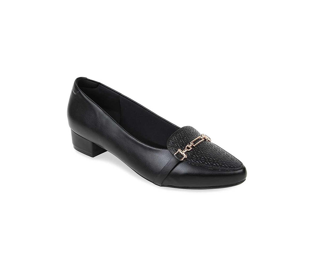 Blackmicro Women Black Micro Ankle Strap Low Heel Sandals at best price in  New Delhi