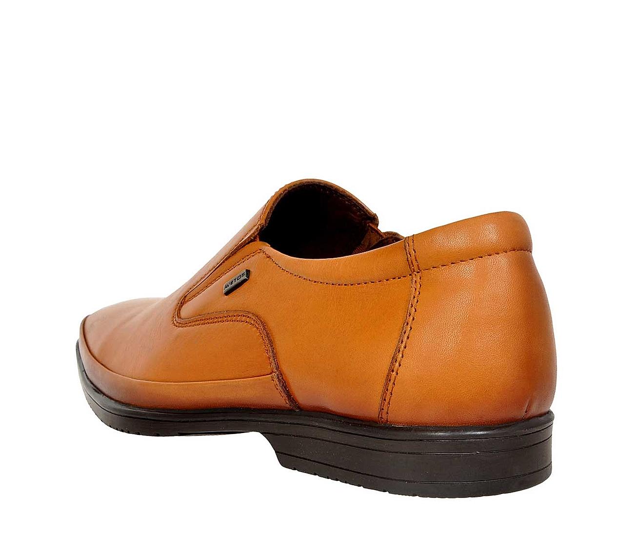 Tan mens slip hot sale on shoes