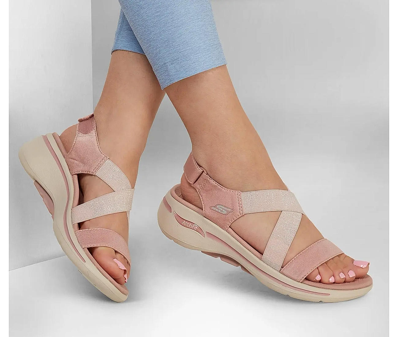 Undtagelse undertrykkeren Wardian sag Buy SKECHERS ROSE WOMENS GO WALK ARCH FIT SANDAL - AST Online at Regal  Shoes | 8696719