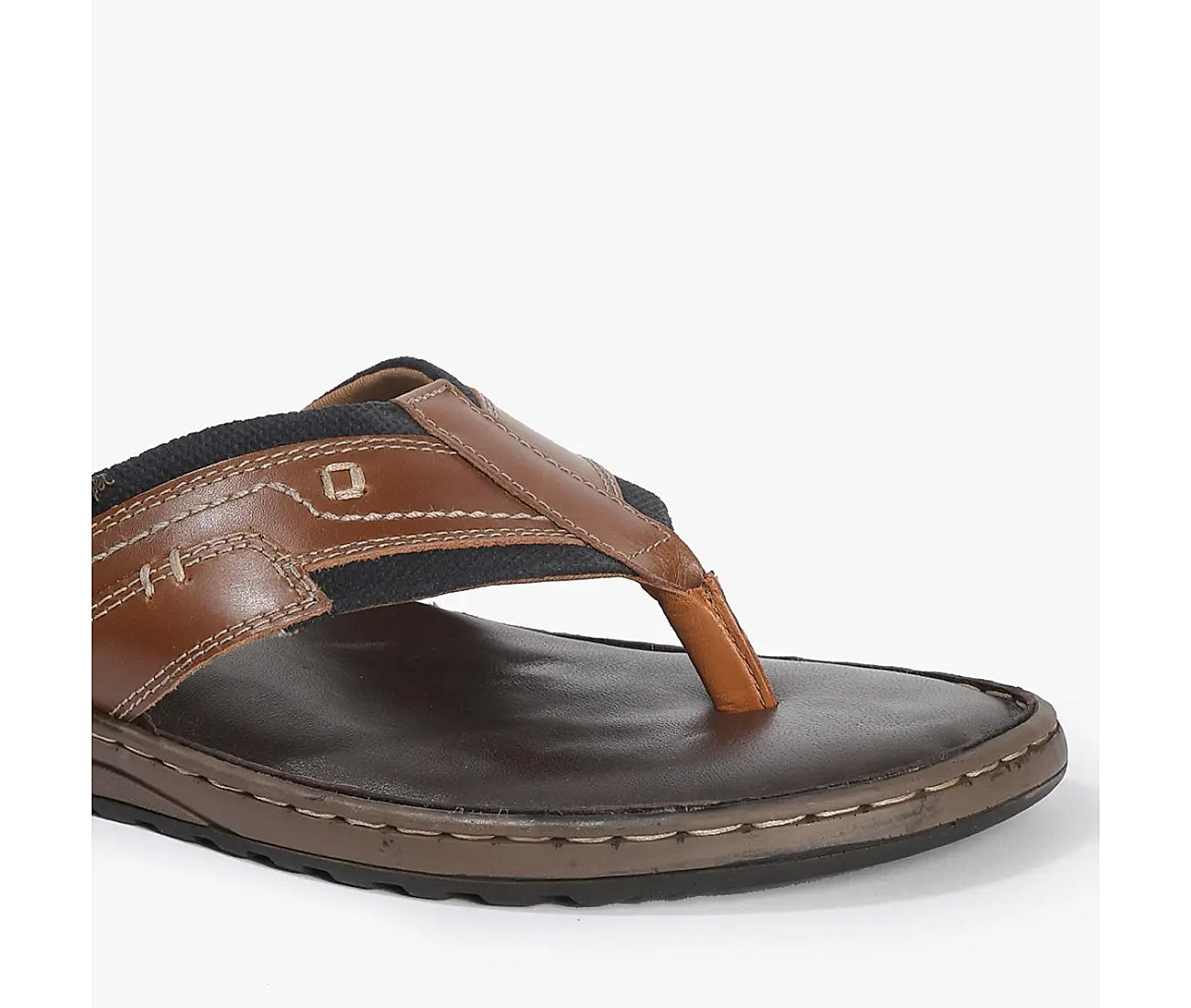 Buy Lee Cooper Men's Tan Leather Sandals and Floaters - 6 UK/India (40 EU)  Online at desertcartINDIA