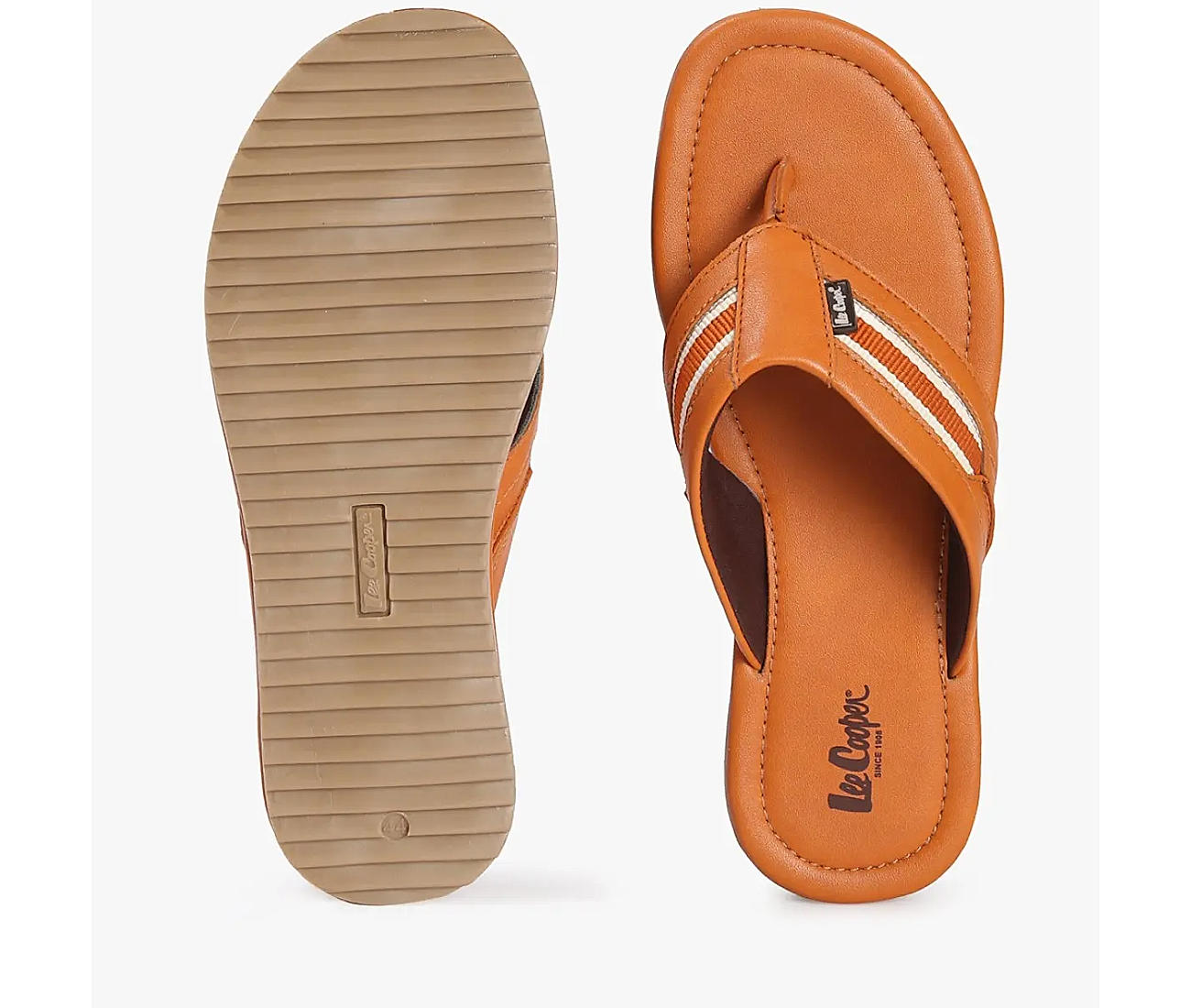 Buy Lee Cooper Men Tan Brown Leather Fisherman Sandals - Sandals for Men  6744694 | Myntra