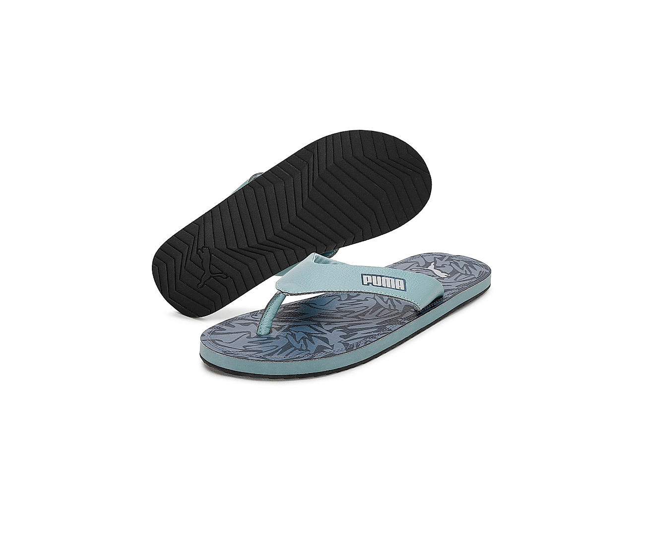 Buy Puma Blue Ketava Graphic V3 Flip Flops for Men Online at Regal