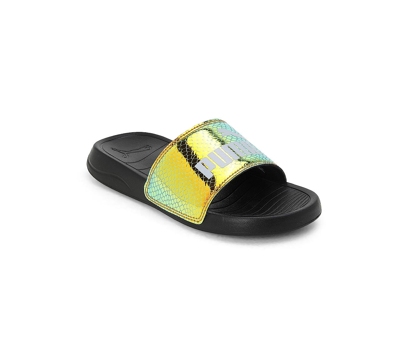 Puma popcat cheap chrome slides