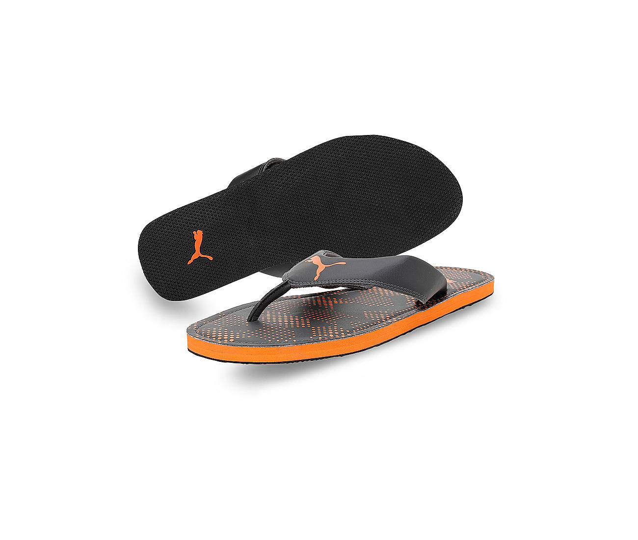 Puma slides cheap mens orange