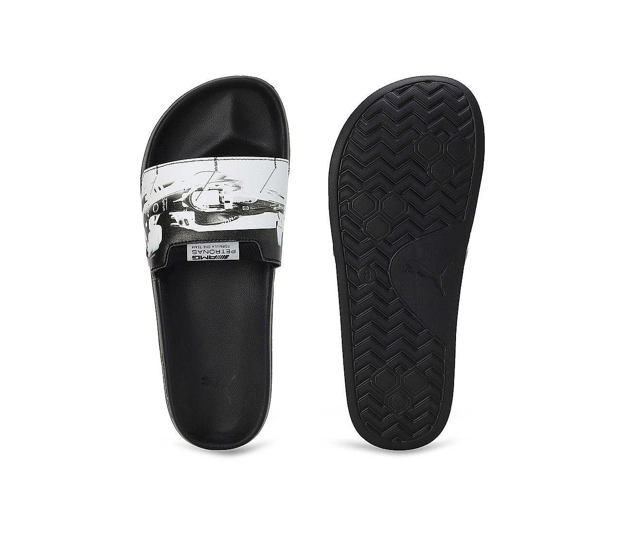 Buy Puma Black Mapf1 Leadcat 2.0 Graphic Flip Flops for Men and