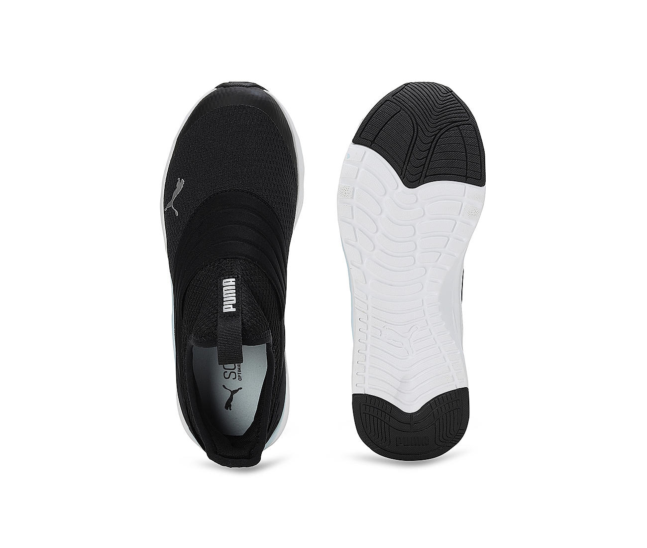 Softride Enzo Evo Slip-On Shoes | PUMA Black-PUMA White | PUMA Everyday  Running | PUMA