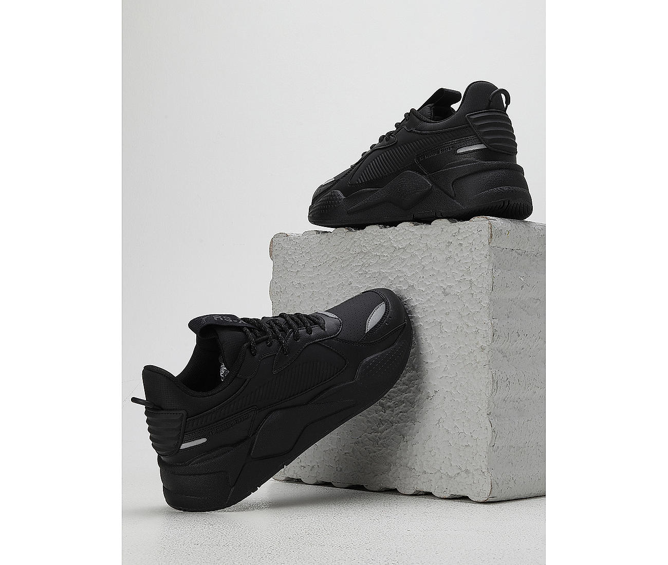 Buy Puma Black Rs X Triple Lace Up Sneakers for Men and Women