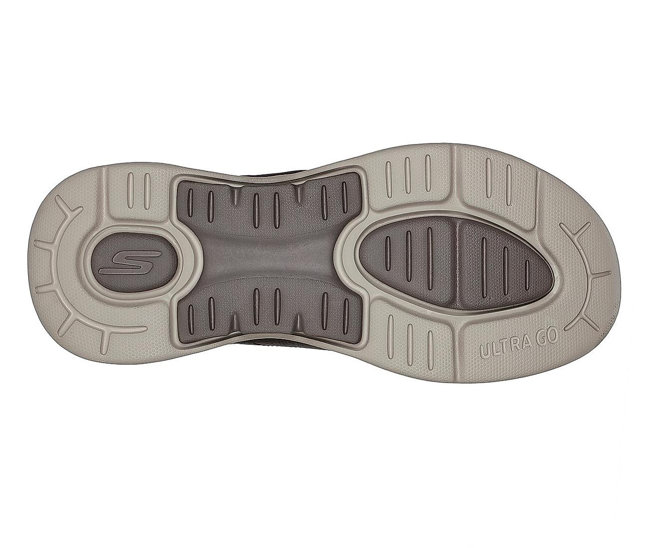 Skechers Men's Go Walk 6 Sandal in Navy Gray Textile/Synthetic