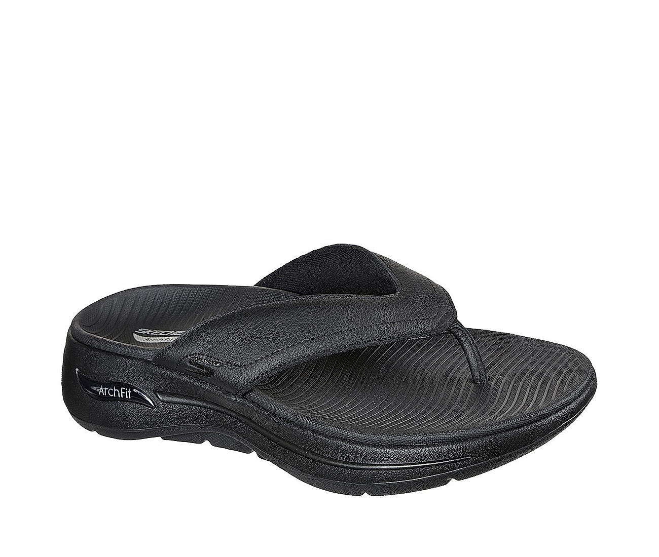 skechers sandals memory foam men