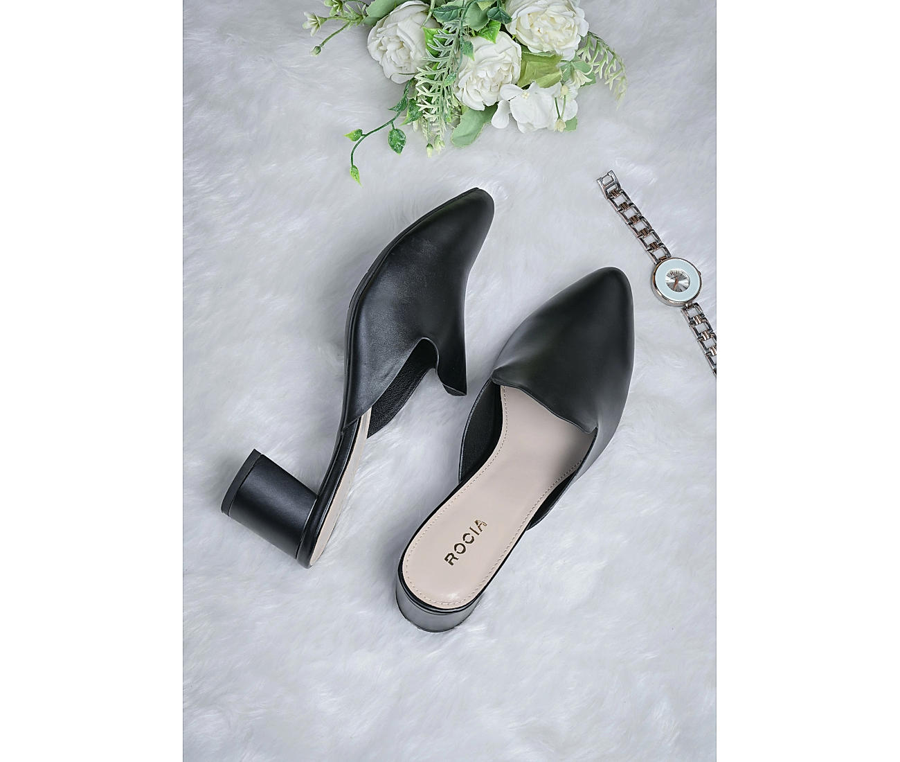 Buy Aprajita Toor Silver Iris Round Block Heels for Men Online @ Tata CLiQ  Luxury