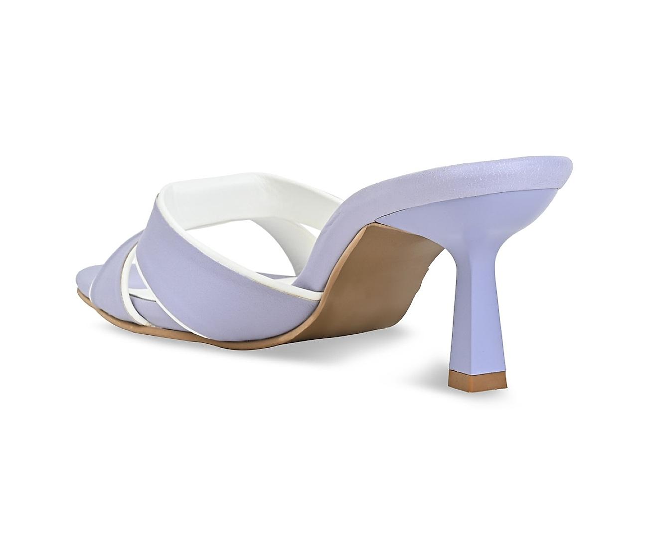 The Dandelion Twinkle - Lilac Mini Block Heels – Papa Don't Preach