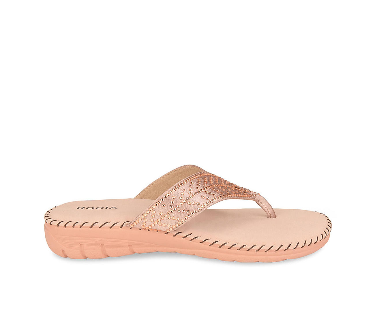 Buy Rocia Gold Women Comfort Embellished Flats Online at Regal Shoes