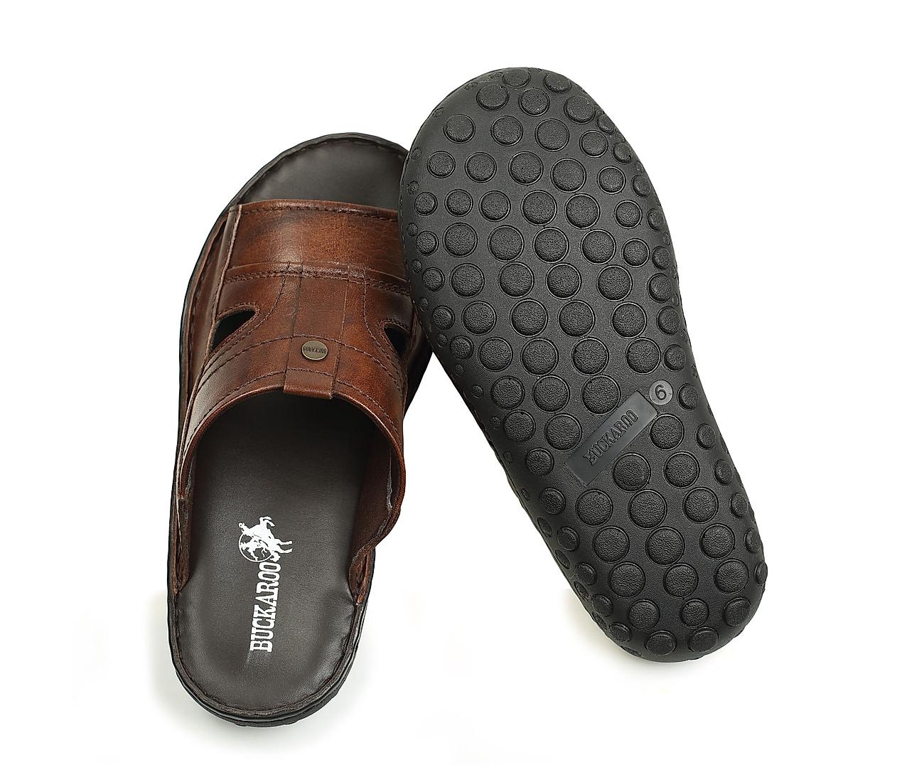 Buckaroo leather chappals hot sale