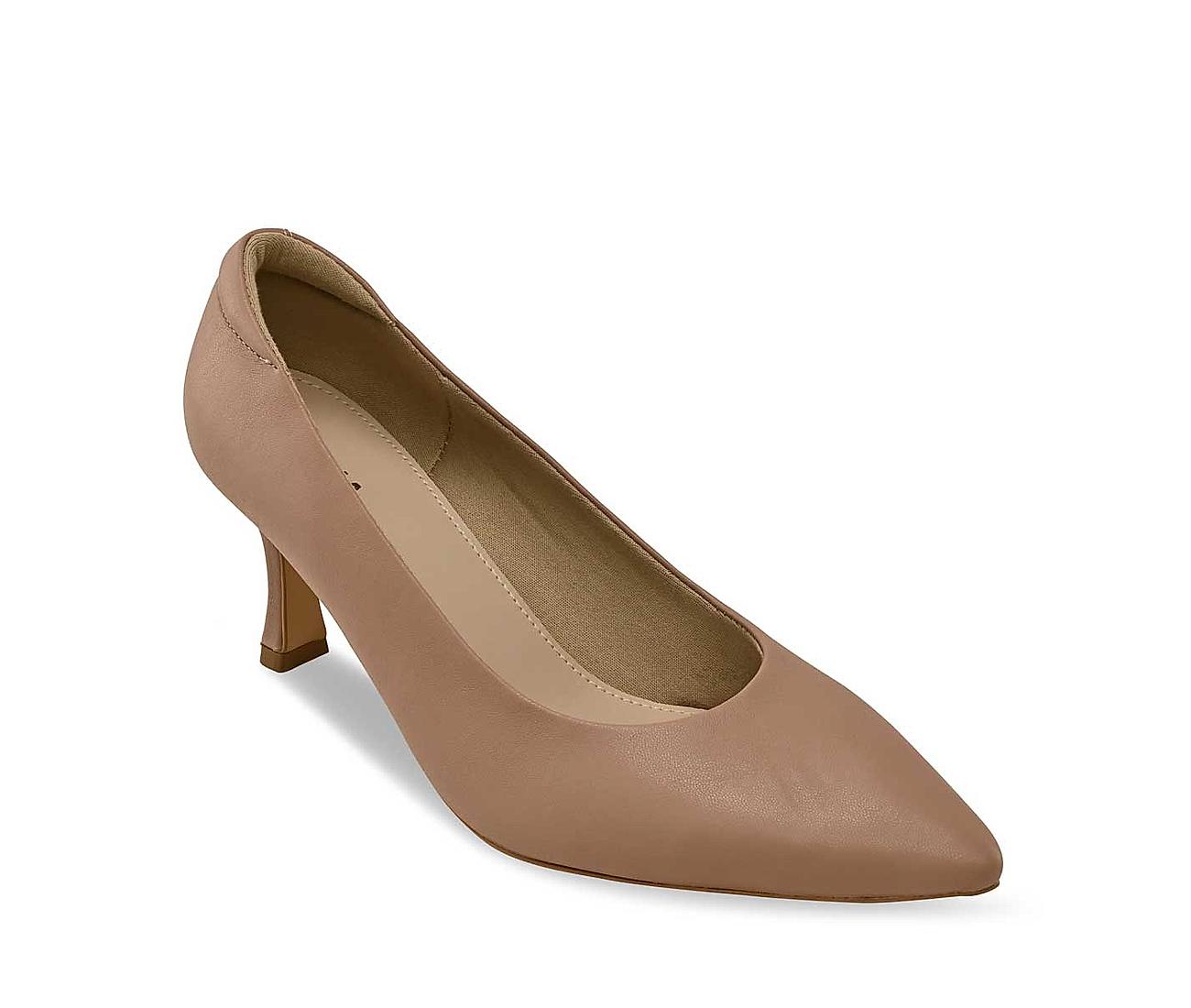Buy online Nude Slip On High Heel Pump from heels for Women by Glitzy Galz  for ₹2550 at 15% off | 2024 Limeroad.com