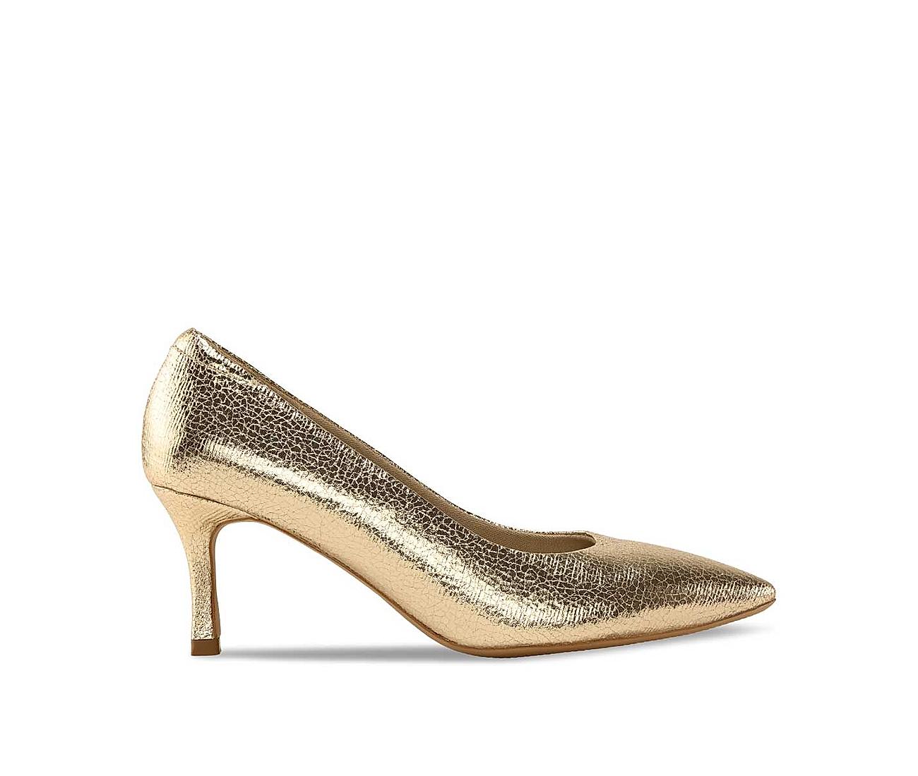 Buy Women Gold Formal Pumps Online | SKU: 31-4729-15-36-Metro Shoes
