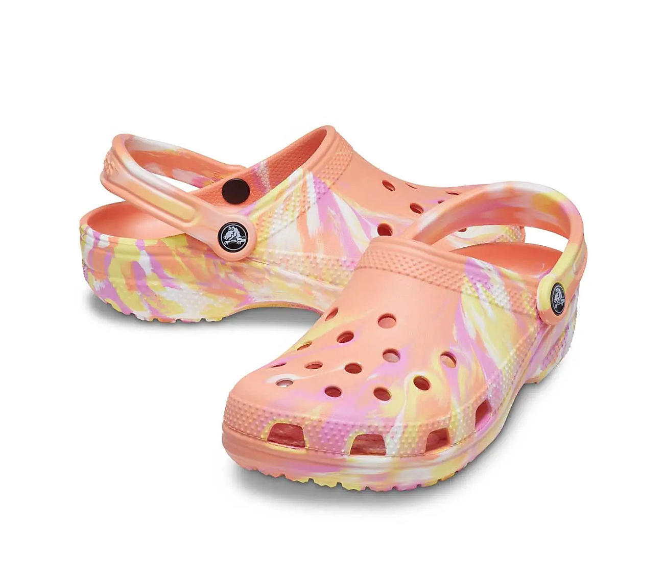 Peach crocs online