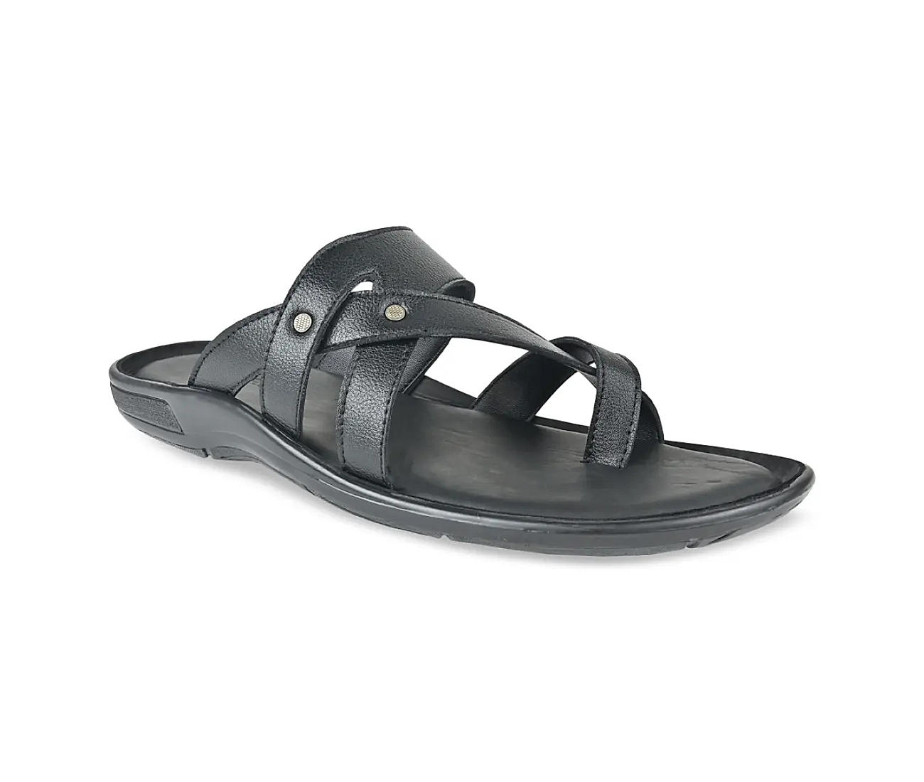 Buy AHA By Liberty Mens Bin Casual Sandal - Black (IMPACT-8)