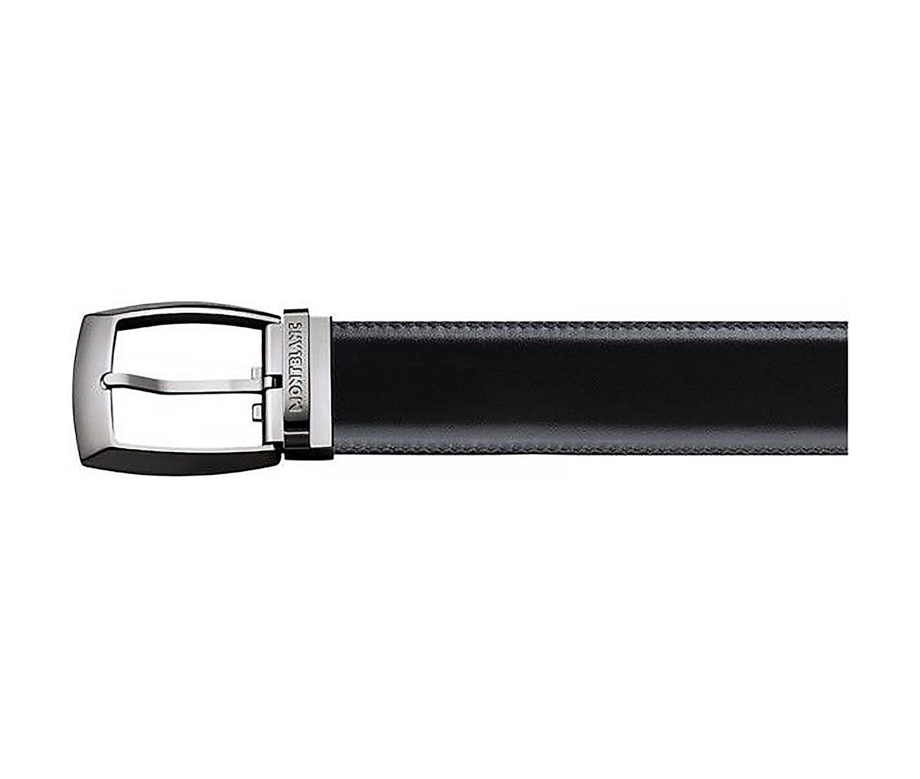 Casual Line 35mmConvex Shiny Ruthenium-Coated Pin Buckle