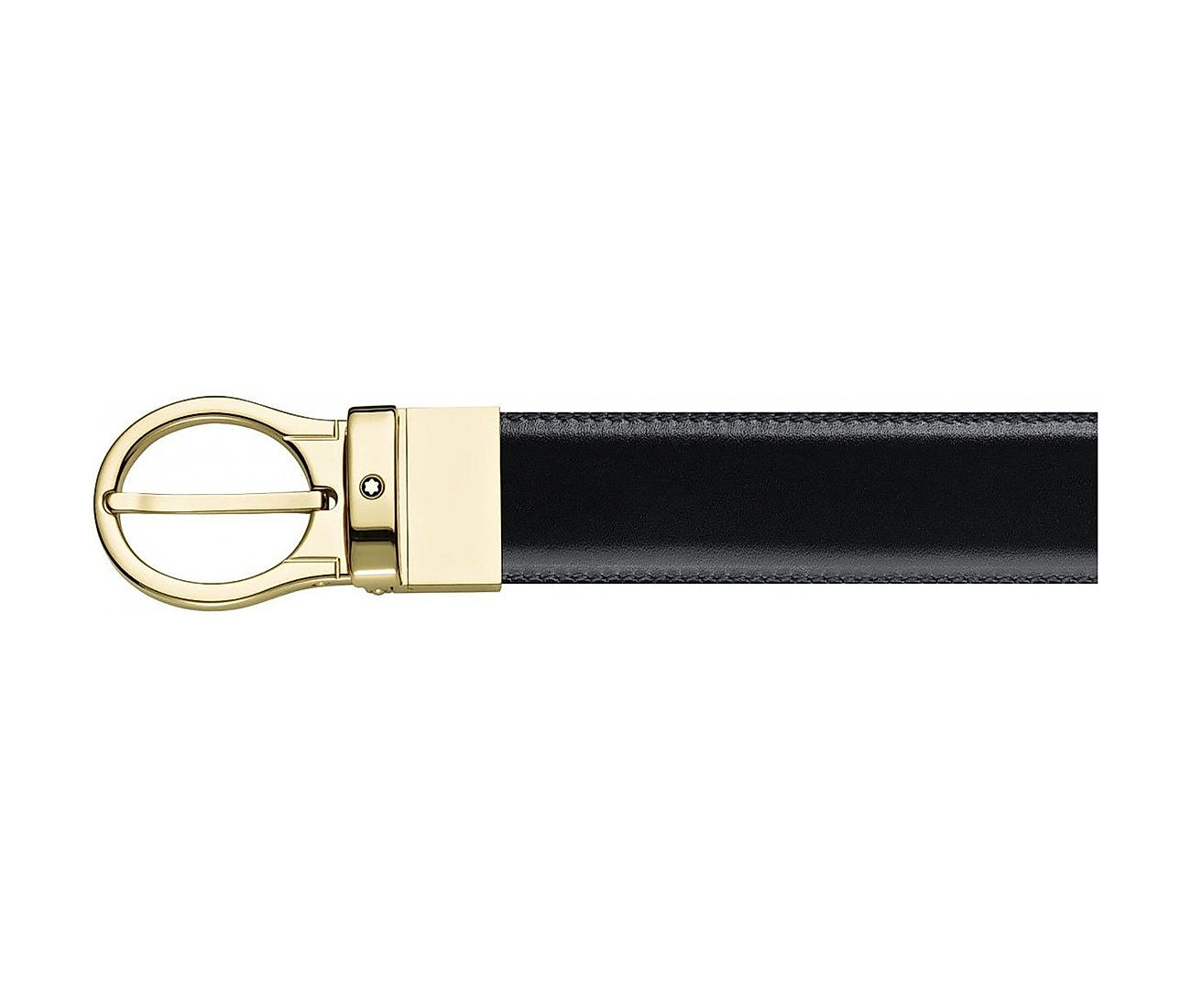 Classic Line 30 mmRevolving Oval Shiny Gold-Coated Pin Buckle