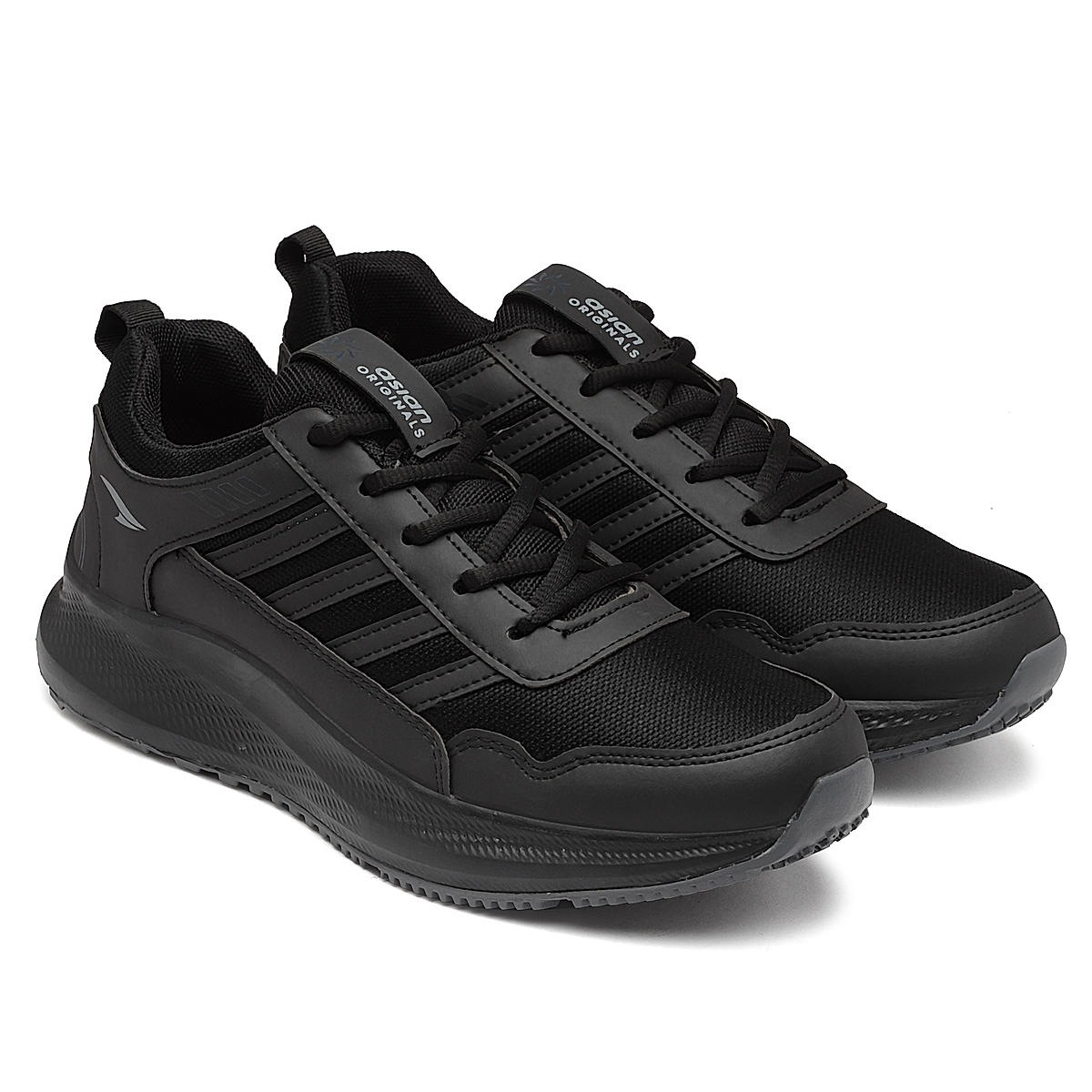 Asian Men s Boss 02 Black Sports Shoes