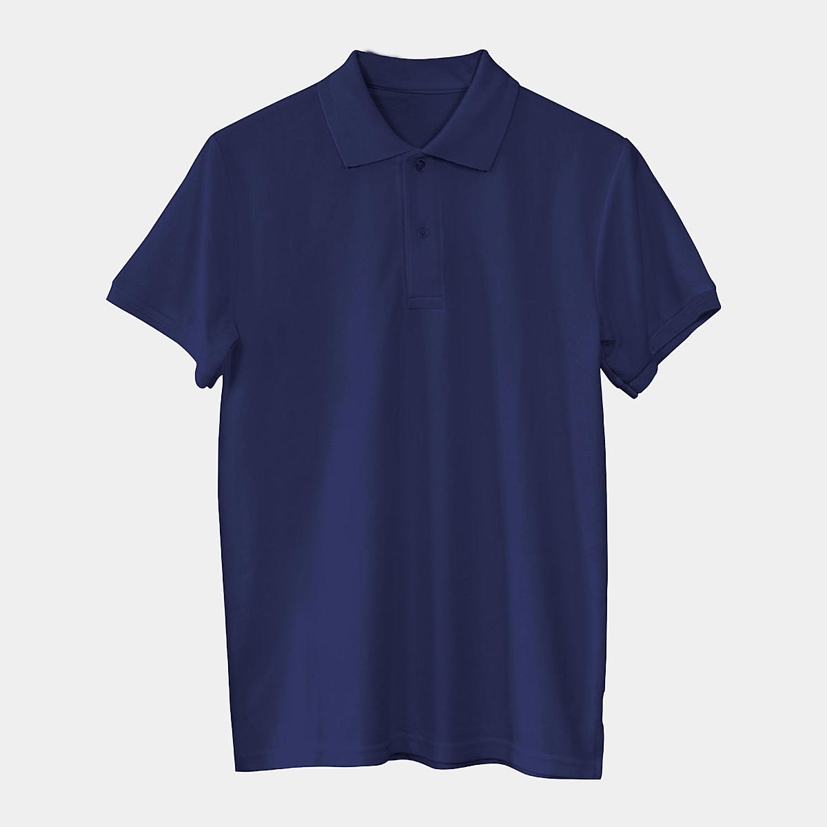 Buy Navy Blue Premium Polo T-shirt Online at Best Price | Alma Mater Store