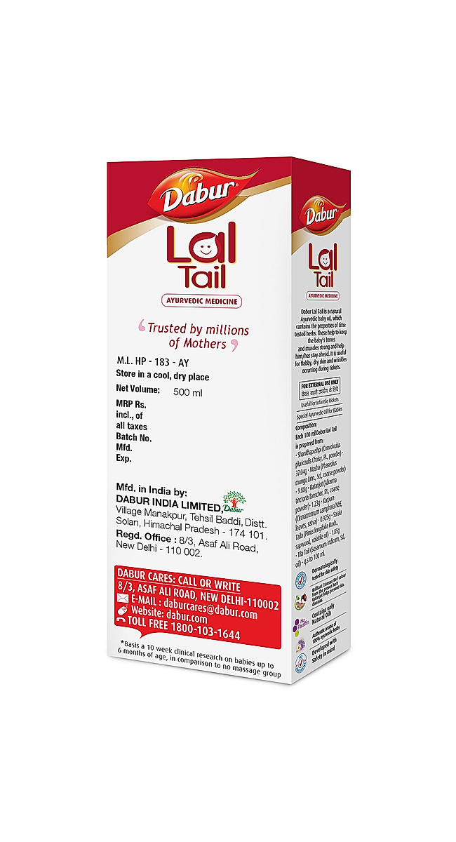 Buy Dabur Lal Tail 500ml for kids Online at  |  8901207006944