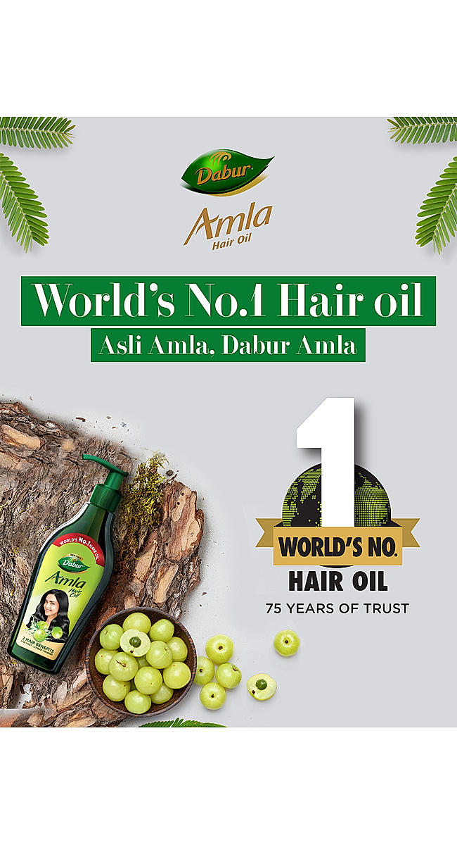 Buy Dabur Amla Hair Oil 550ml Online at  | 8901207031717