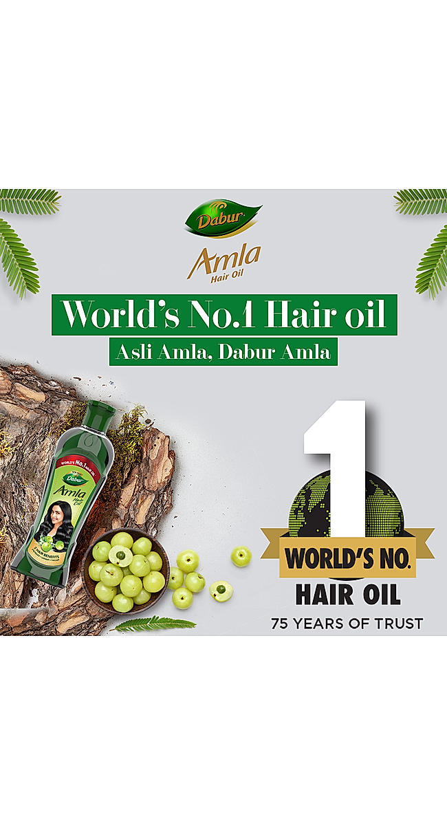 Buy Dabur Amla Hair Oil 450 ml (Pack of 2) Online at 