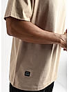 Irish Cream Solid Oversized T-Shirt