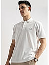 Star White Solid Polo T-Shirt