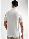 Star White Solid Polo T-Shirt