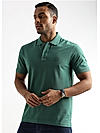 Fir Green Solid Polo T-Shirt